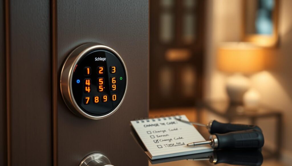 Change Schlage Lock Code