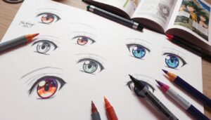 Dessiner des yeux d'anime