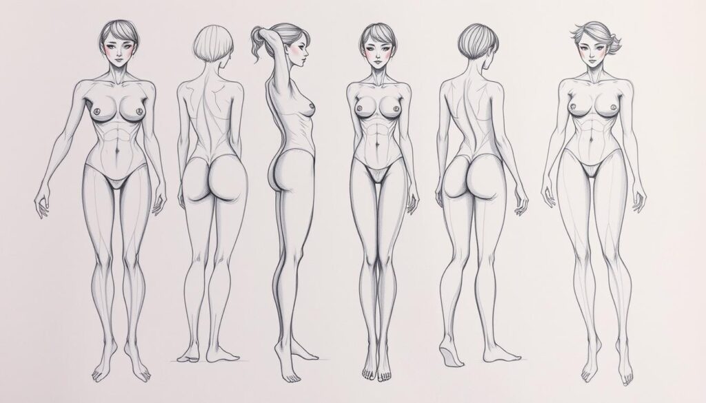 Draw Female Body