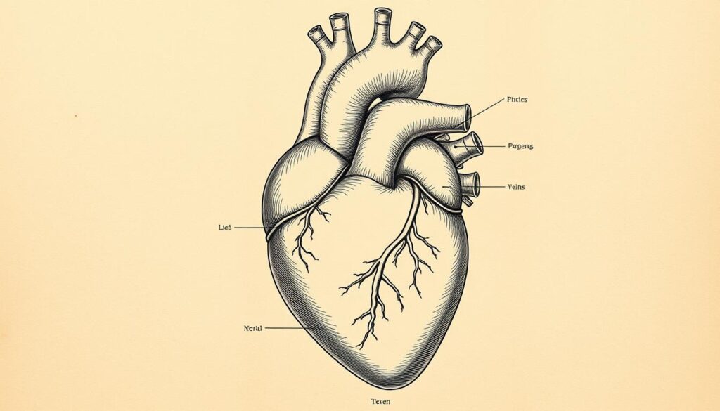 Draw Human Heart