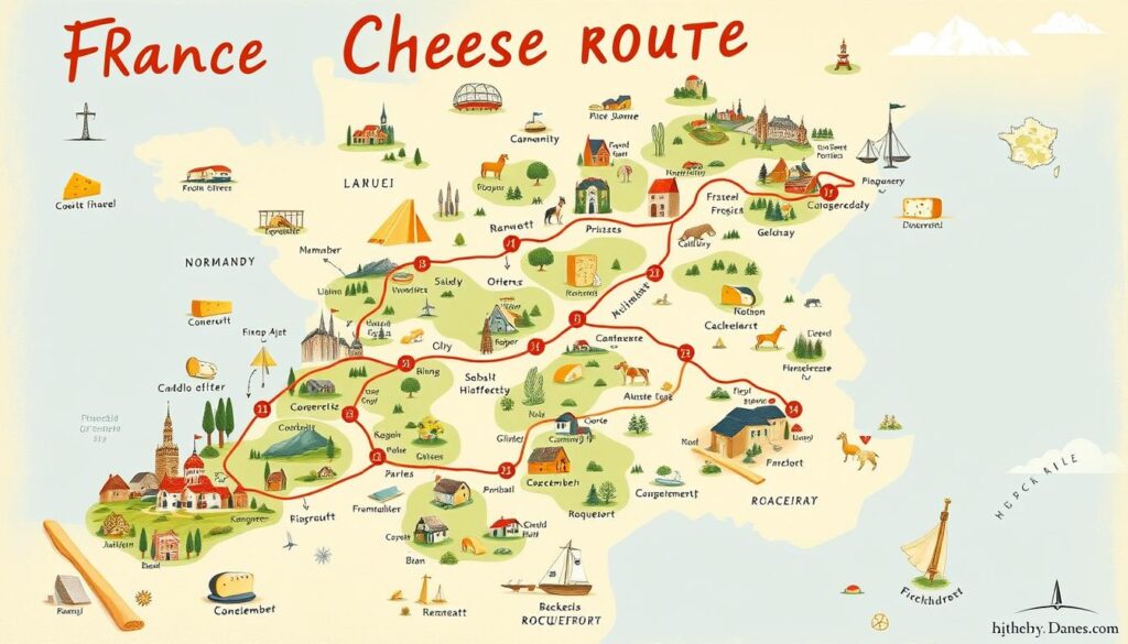 French Cheese Route