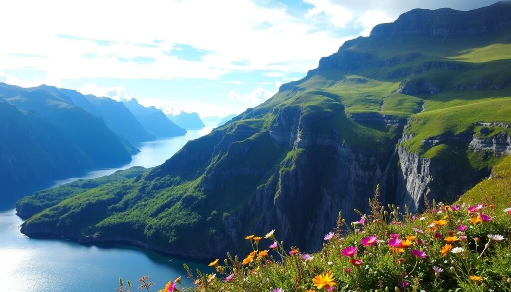 挪威峡湾观景点