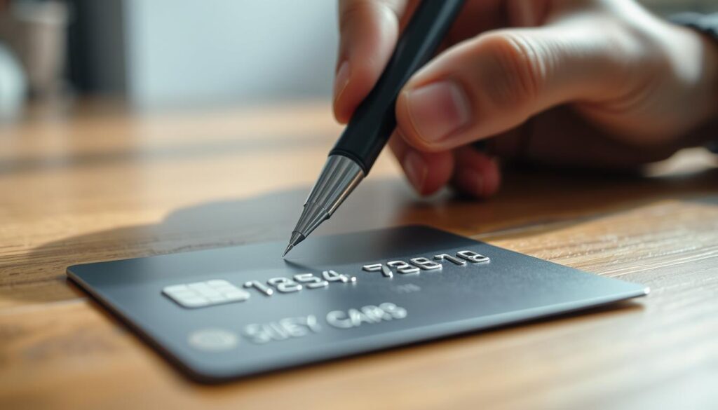 Sign Credit Card