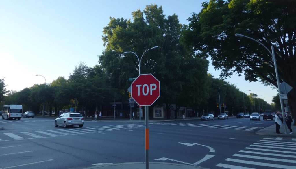 Stop at STOP Sign