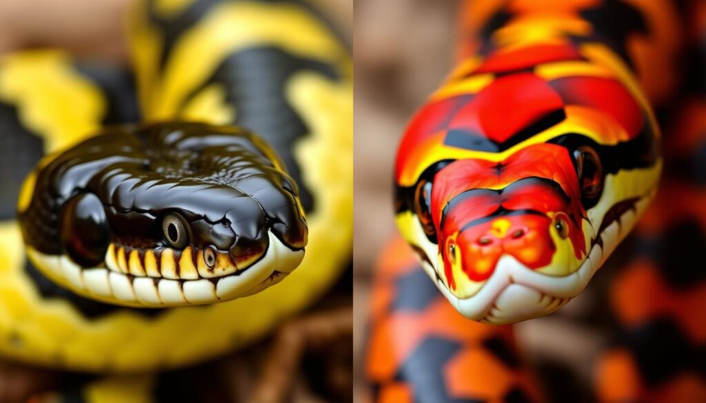 Tell the Difference Between a King Snake and a Coral Snake