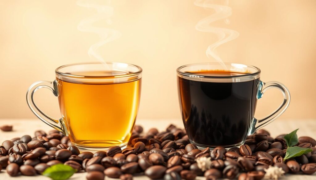 Caffeine in Tea vs. Coffee