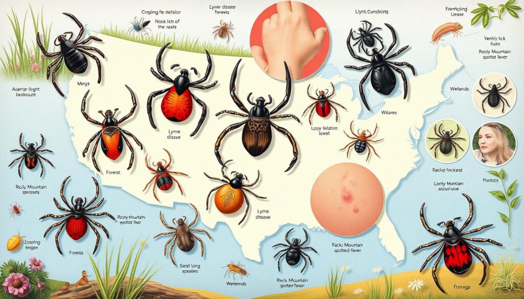 Tick Species and Diseases