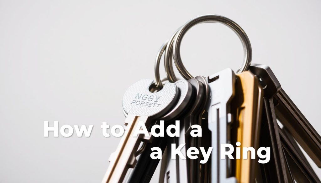 Add a Key to a Key Ring