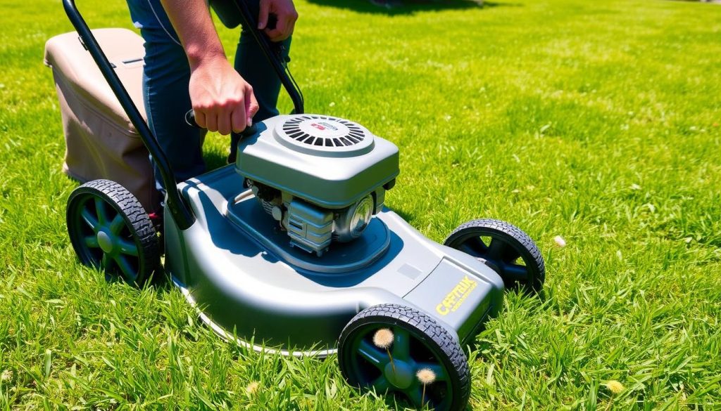 Start a Push Lawn Mower