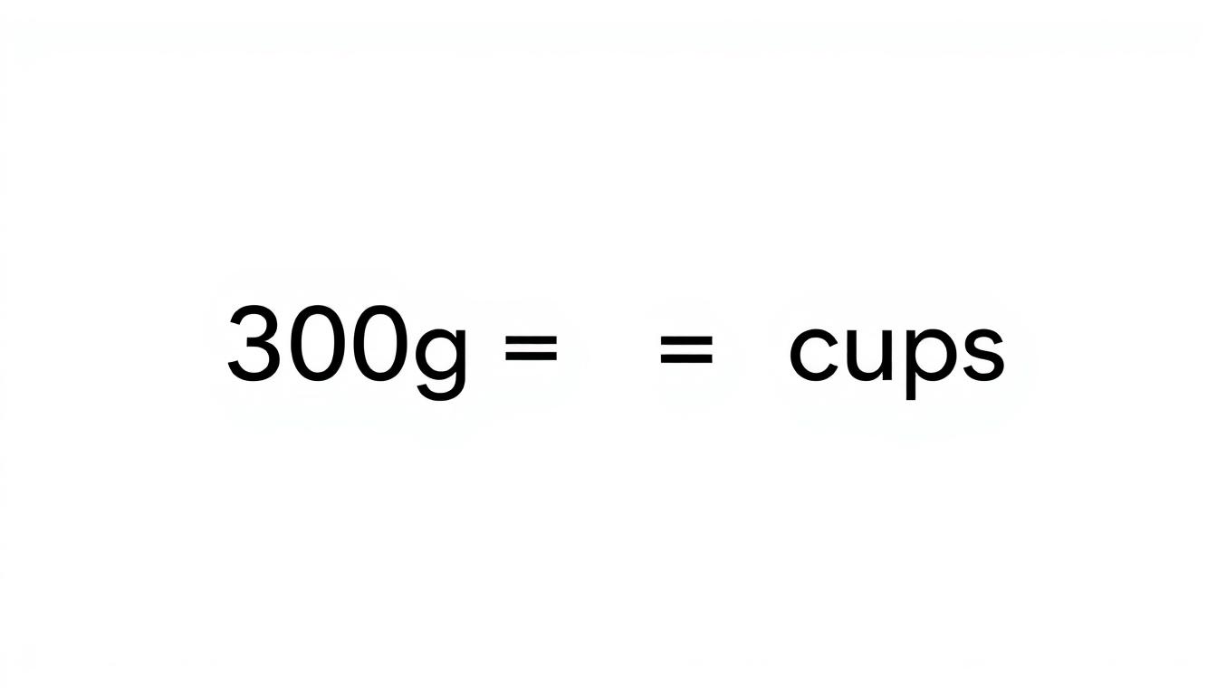 300g in cups