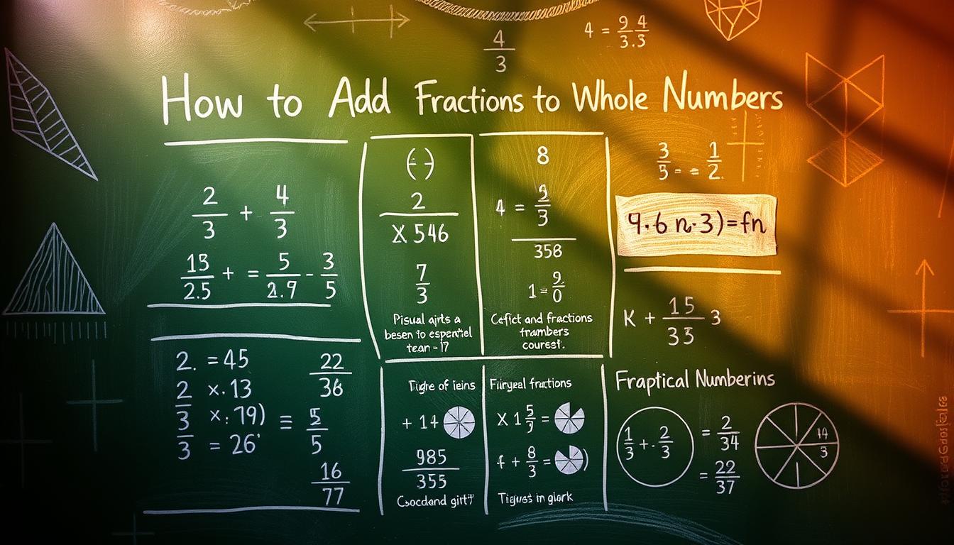 Add Fractions to Whole Numbers