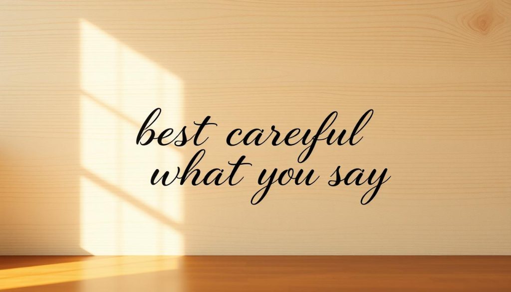 Best careful WHAT YOU SAY QUOTES