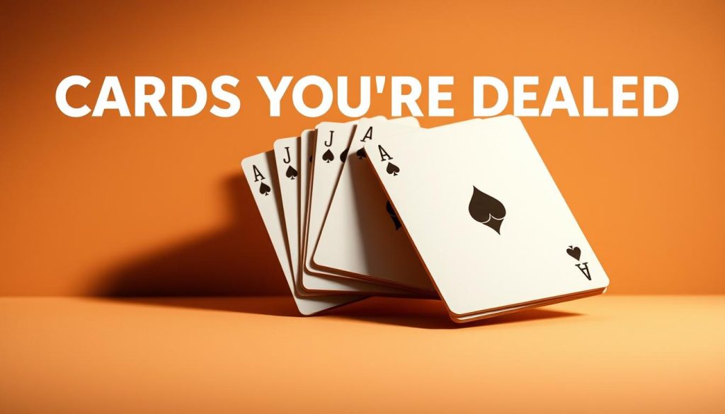 CARDS YOU'RE DEALT QUOTES