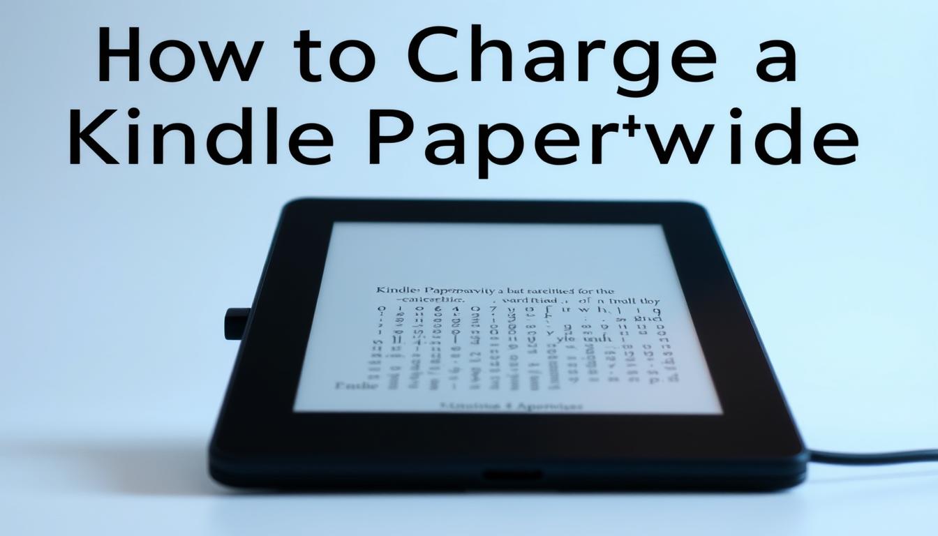 Charge a Kindle Paperwhite