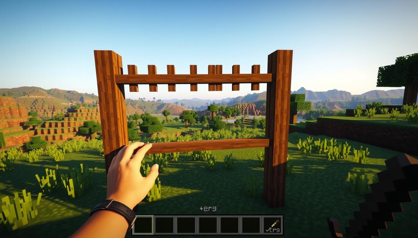 Craft a Fence in Minecraft