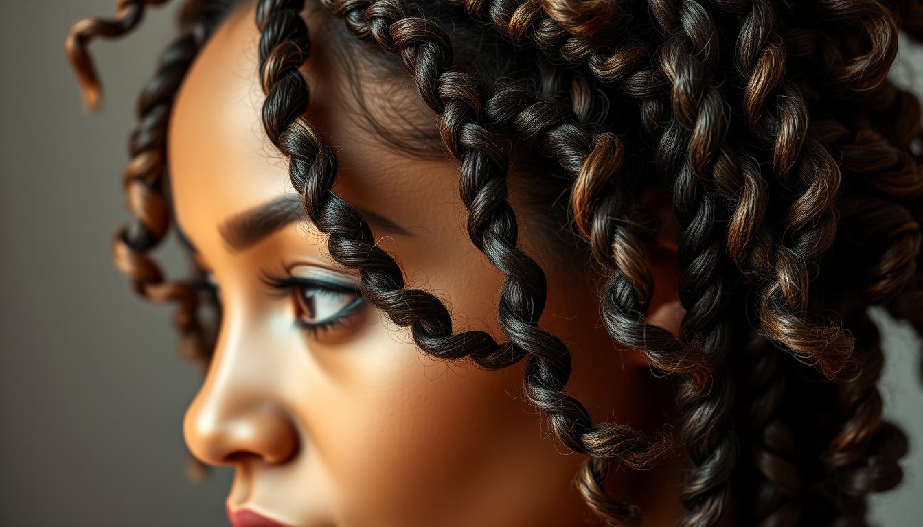 Curl Hair with Braids