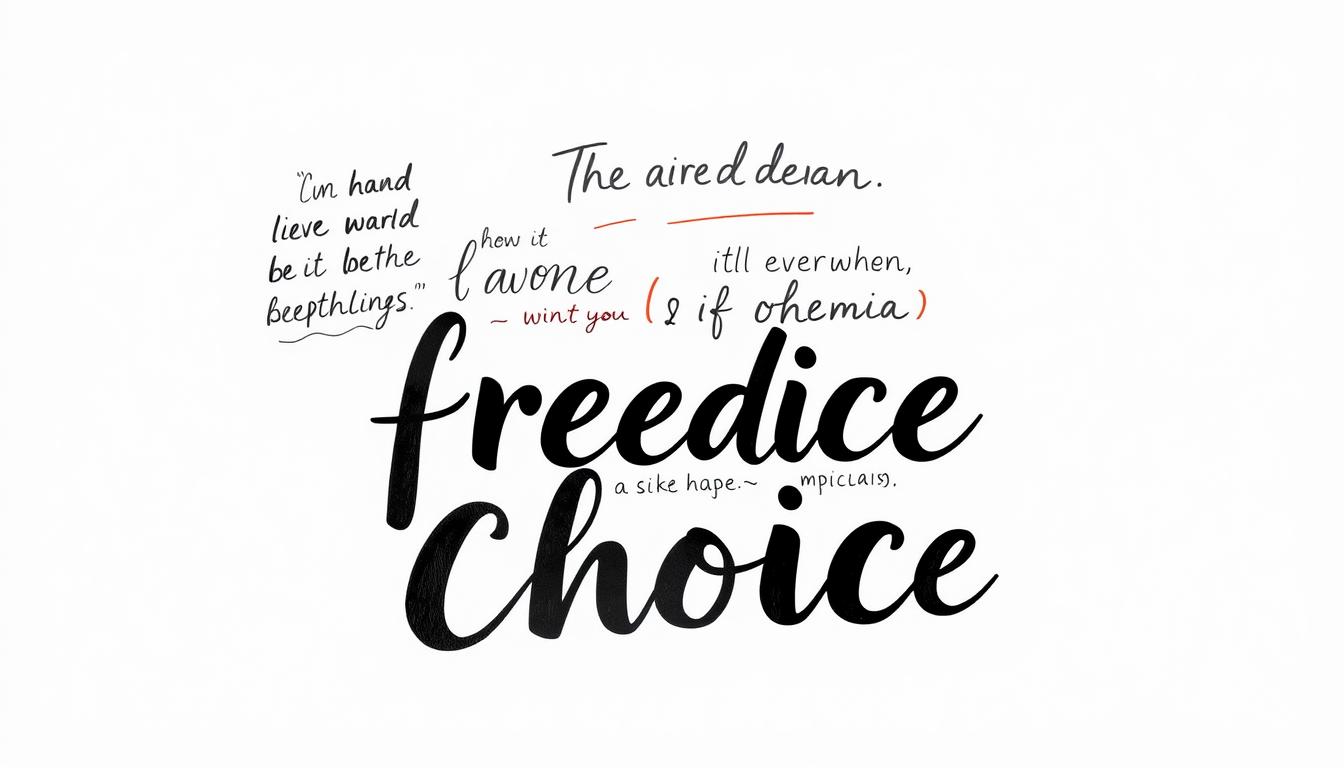 FREEDOM OF CHOICE QUOTES