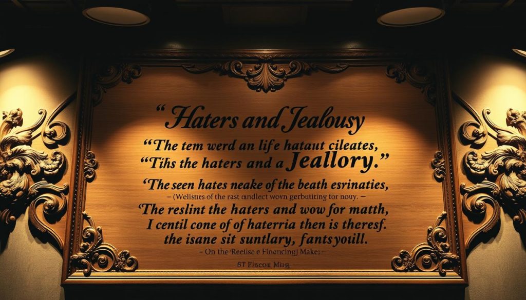 Haters And Jealousy