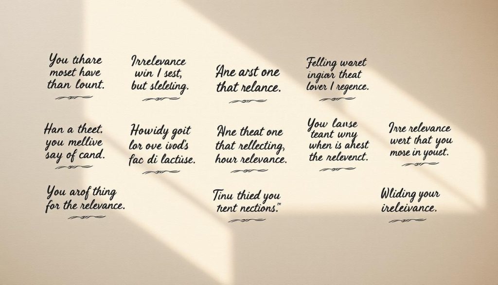 IRRELEVANCE QUOTES