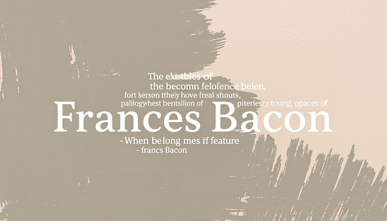 QUOTES BY FRANCIS BACON