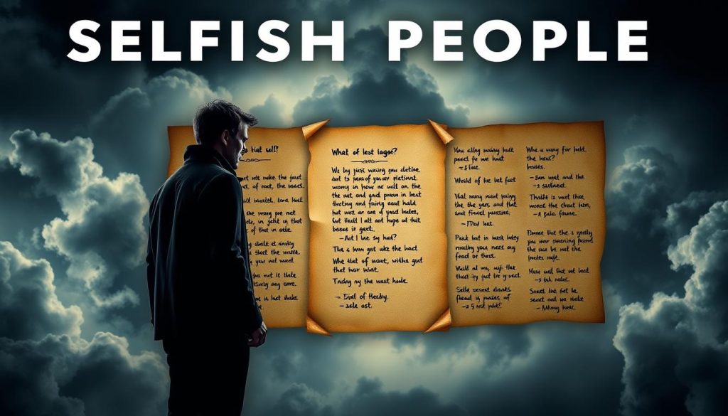 SELFISH PEOPLE QUOTES