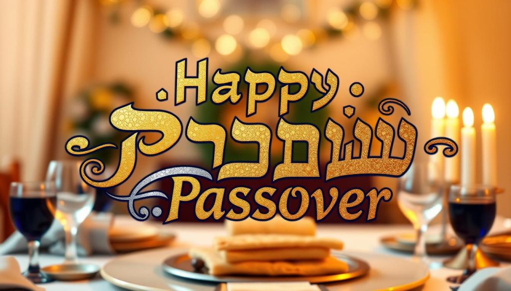 Say Happy Passover in Hebrew