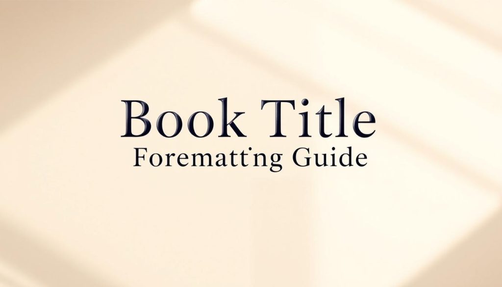 Write a Book Name in an Essay
