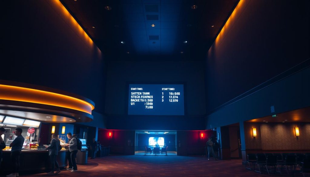 movie start time in theaters