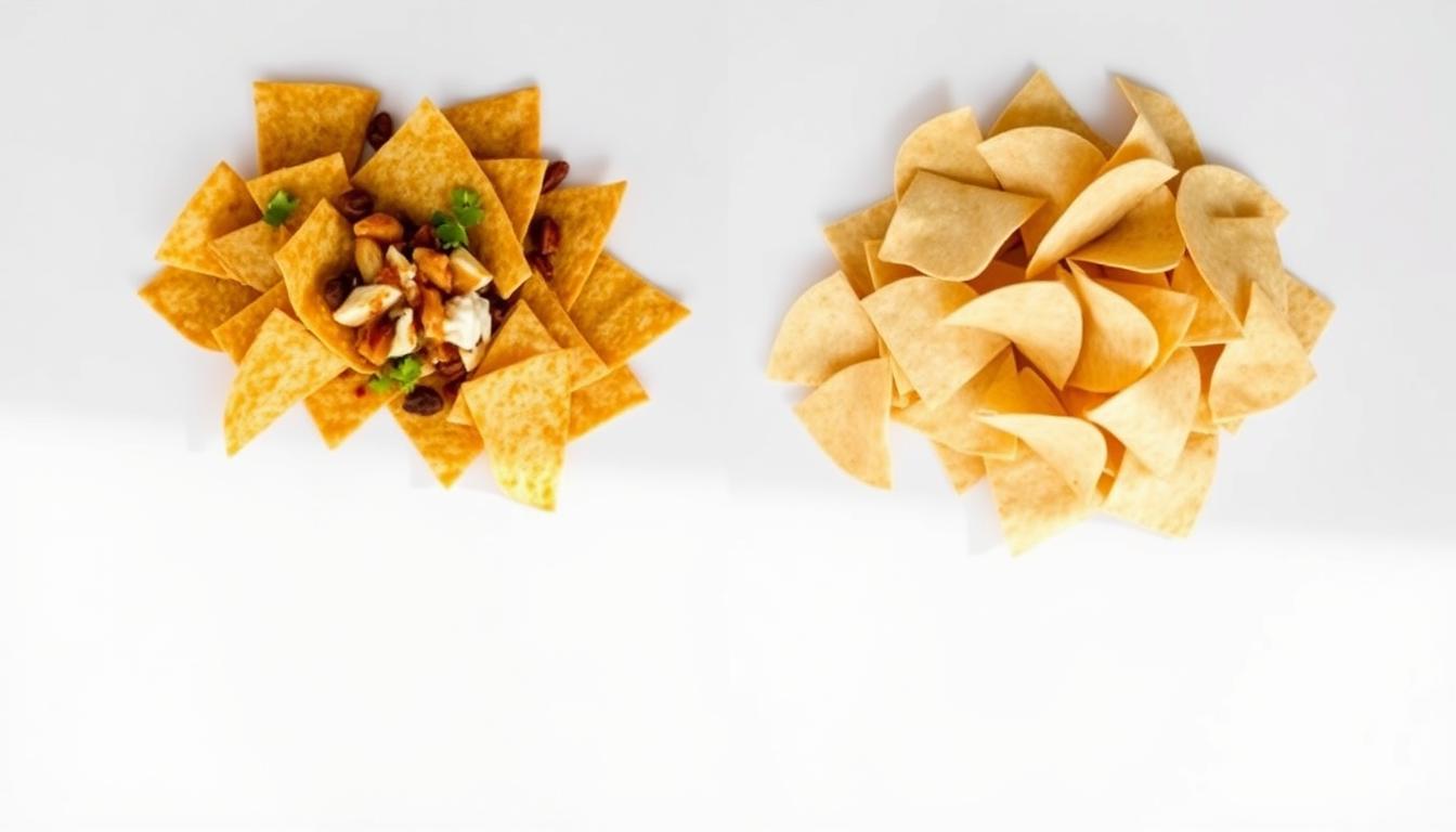 nachos vs tortilhas