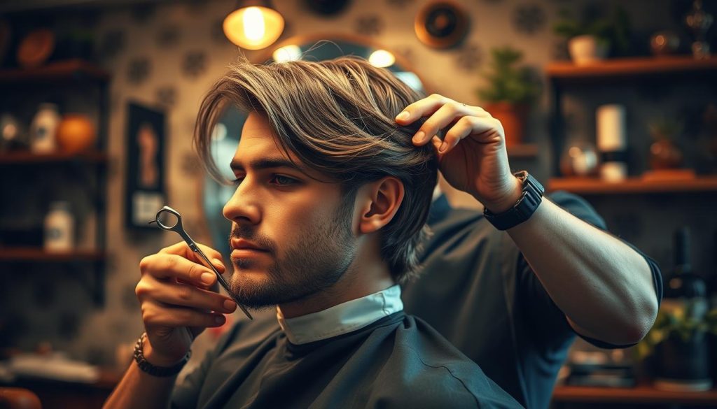 Cut Men's Long Hair