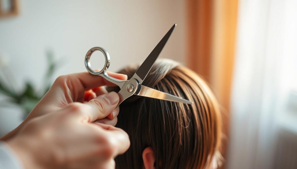 Cut Short Hair at Home