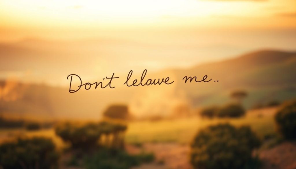 Don't Leave Me