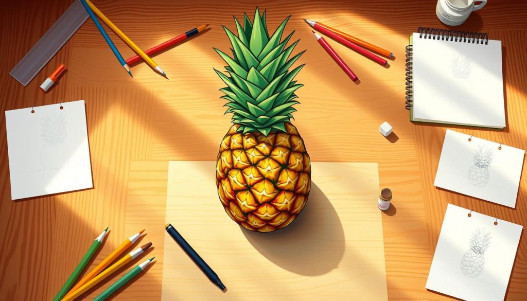 Draw a Pineapple