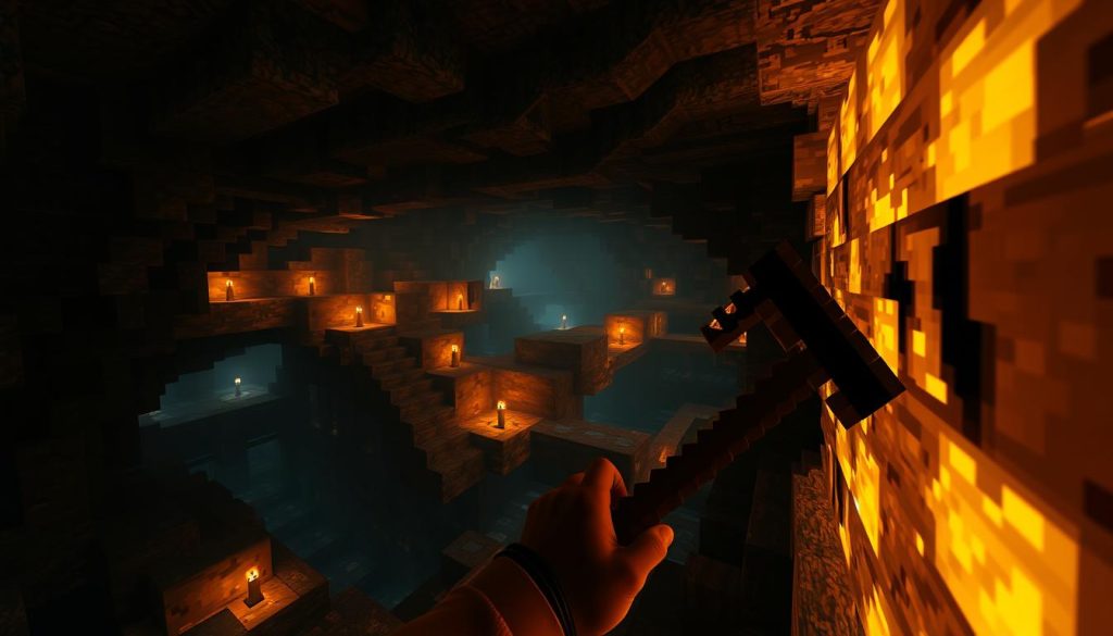 Find Iron in Minecraft