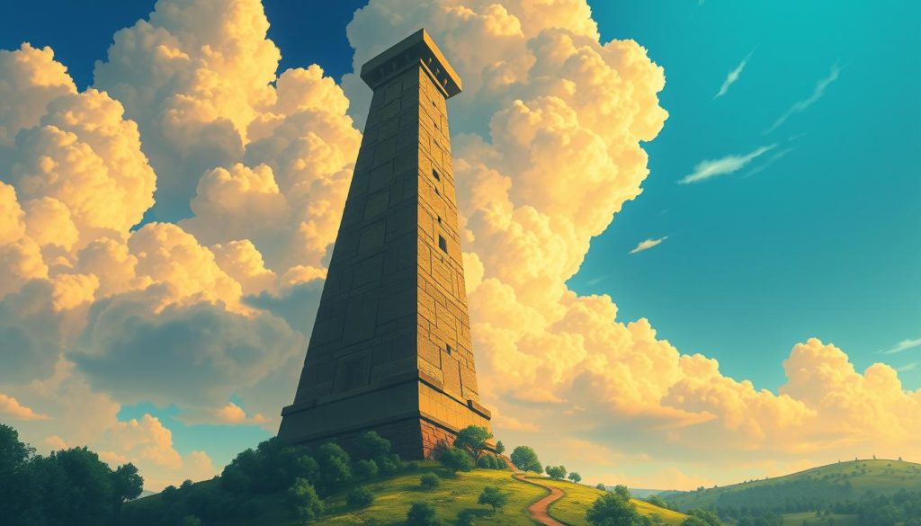 Get to the Sky Pillar in Emerald