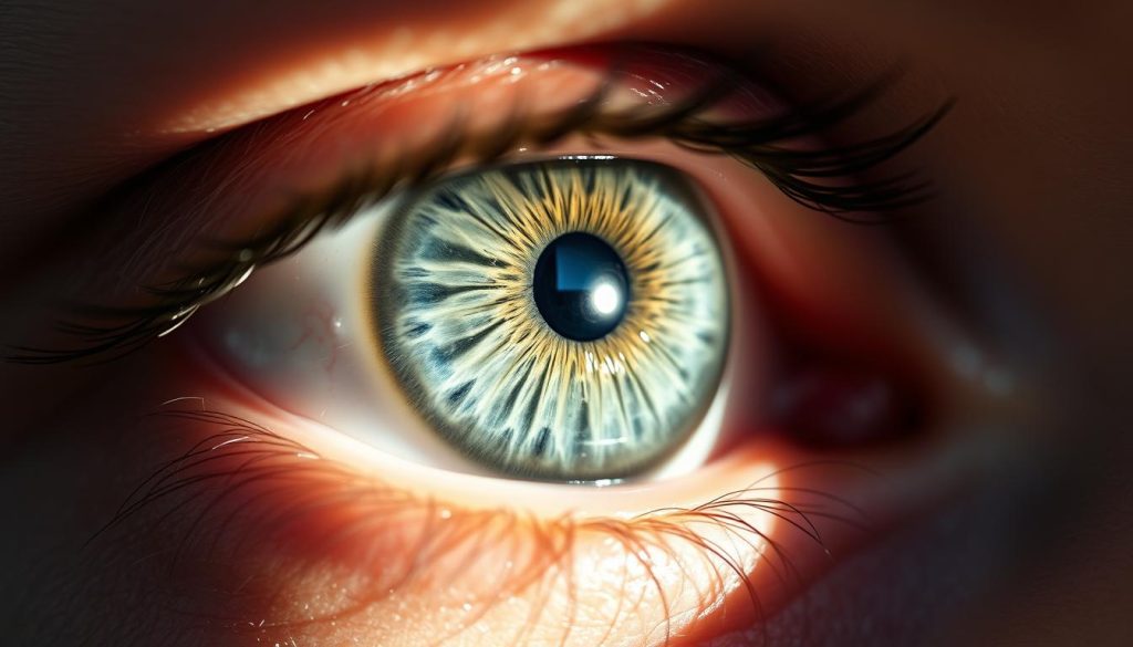 Grayish-green eye color explanation