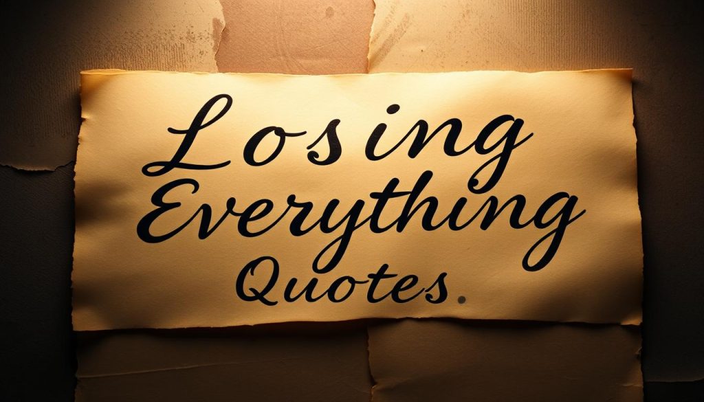 Losing Everything