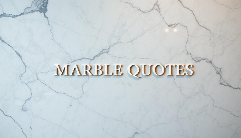 MARBLE QUOTES