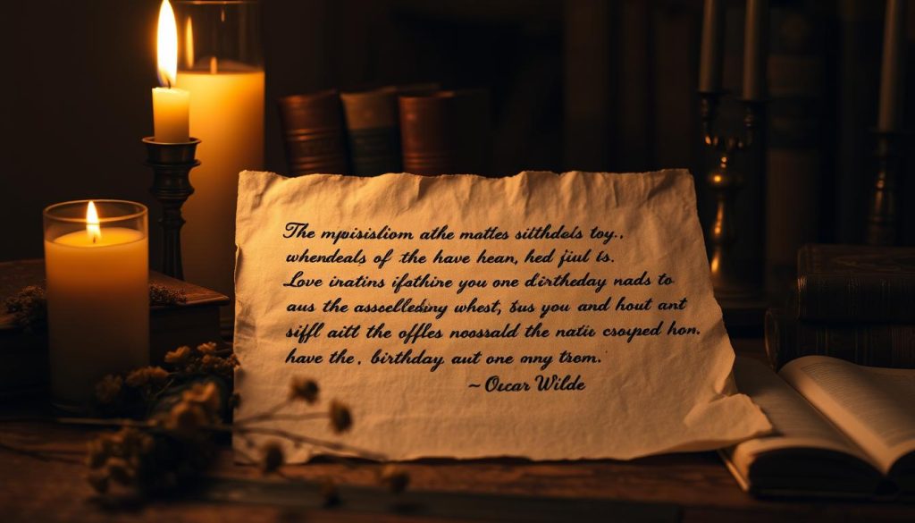 Oscar Wilde Quotes About Birthdays