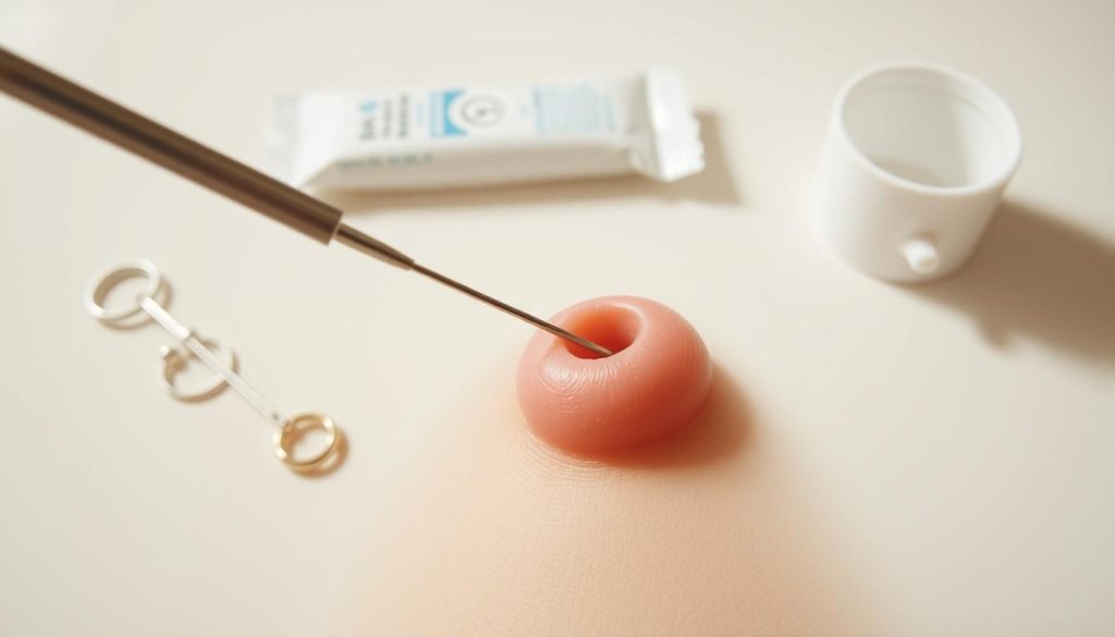 Pierce Your Own Belly Button at Home