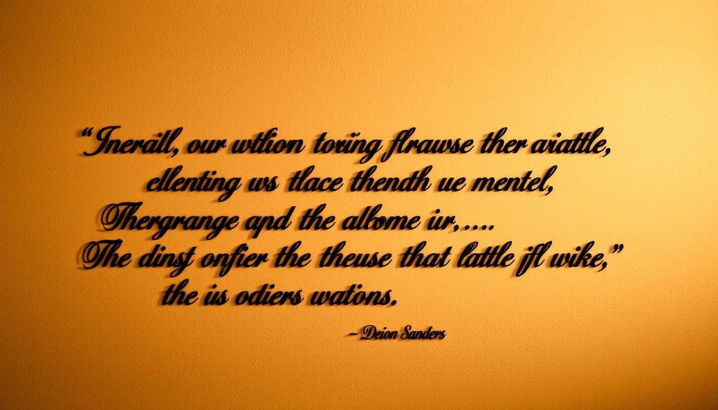 QUOTES BY DEION SANDERS