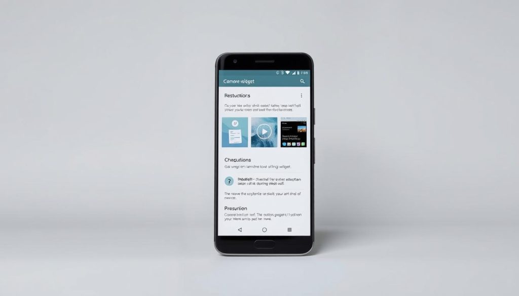 Remove Widgets on Android
