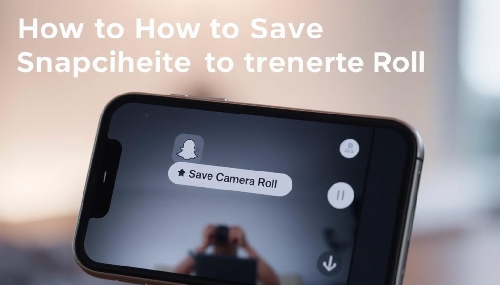 Save Snapchats to the Camera Roll