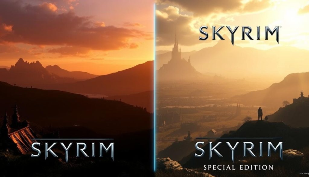 Skyrim vs Skyrim Special Edition mods