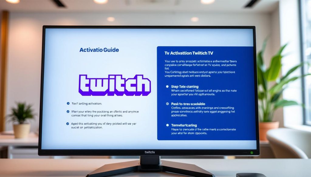 Twitch TV activation steps