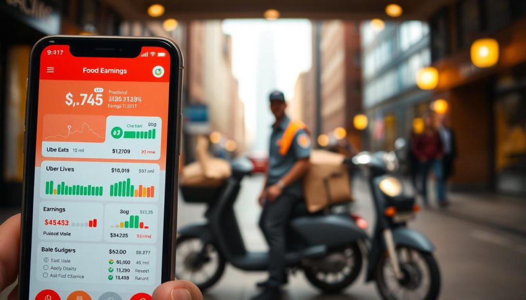 Uber Eats/DoorDash income