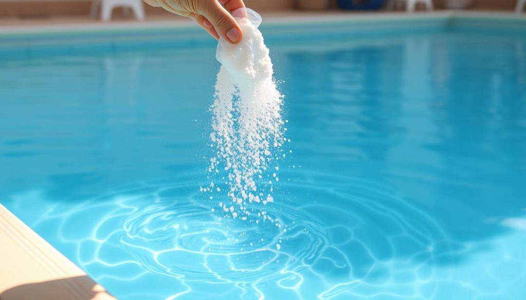 baking soda in pool water