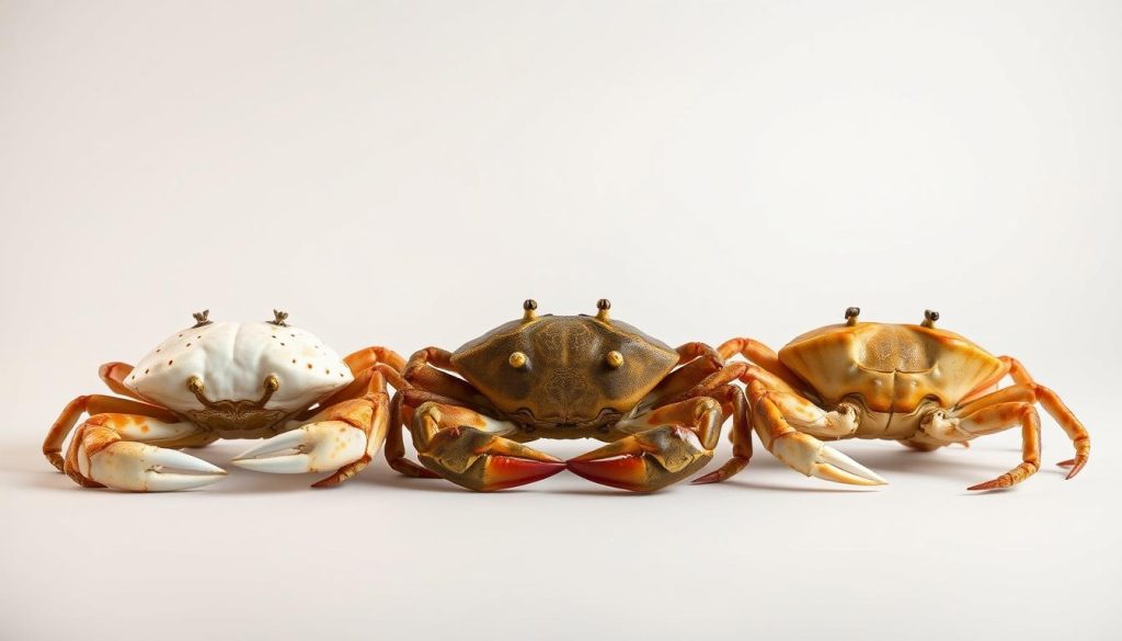crab types and taste differences