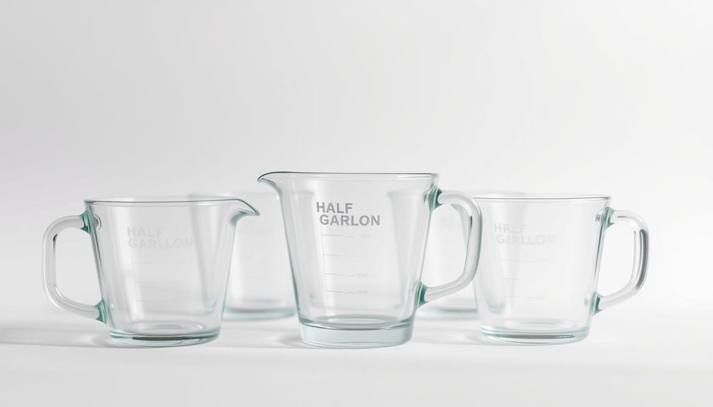 cups in half a gallon
