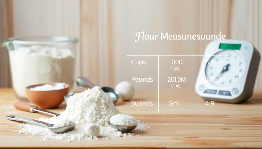 cups of flour in a pound